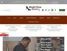 Tablet Screenshot of modelshoerenew.com